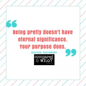 being pretty doesn't have eternal significance