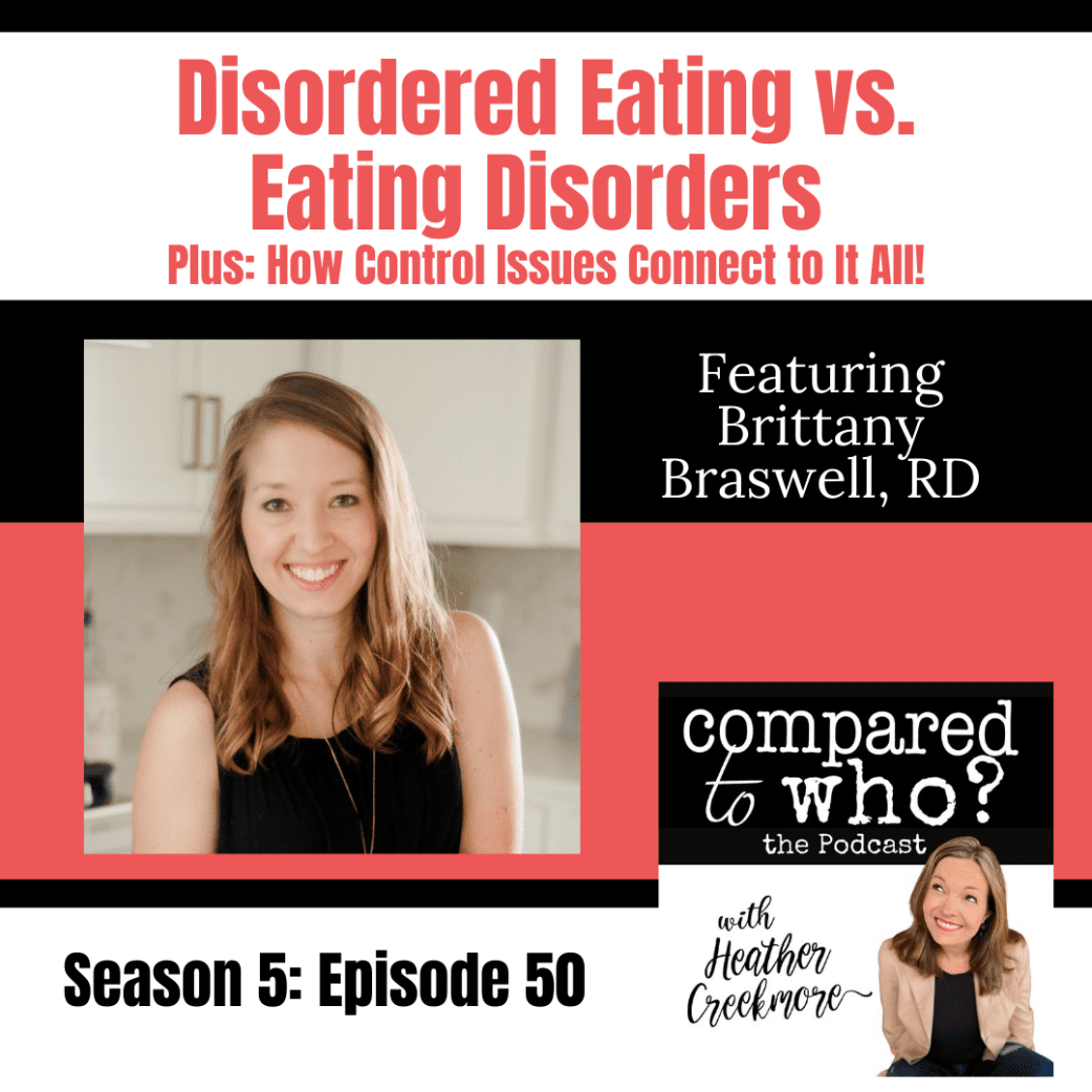 how to tell difference between eating disorder and disordered eating
