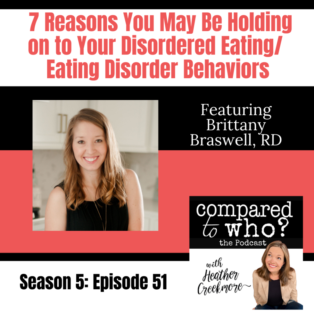 why do we hang on to eating disorder behaviors
