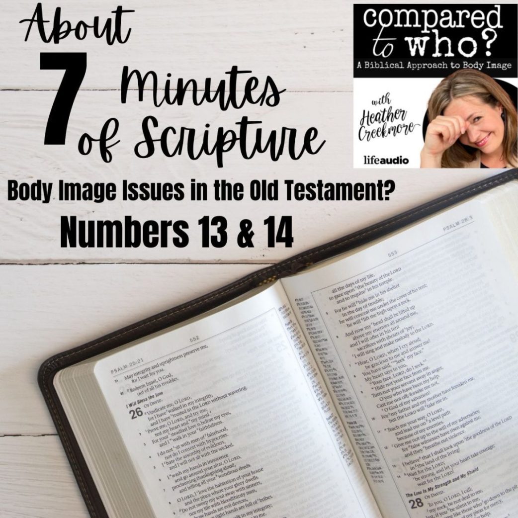 7 Minutes of Scripture: Numbers 13 & 14 and Your Body Image